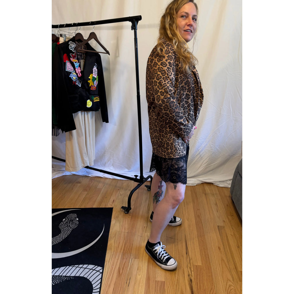 Madonna as Queen Leopard Blazer