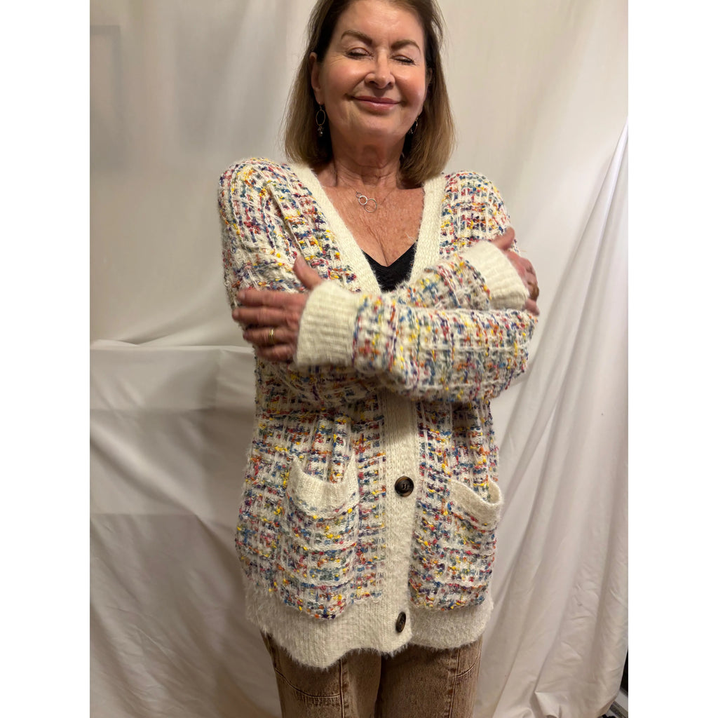 The Textured Knit Cardigan