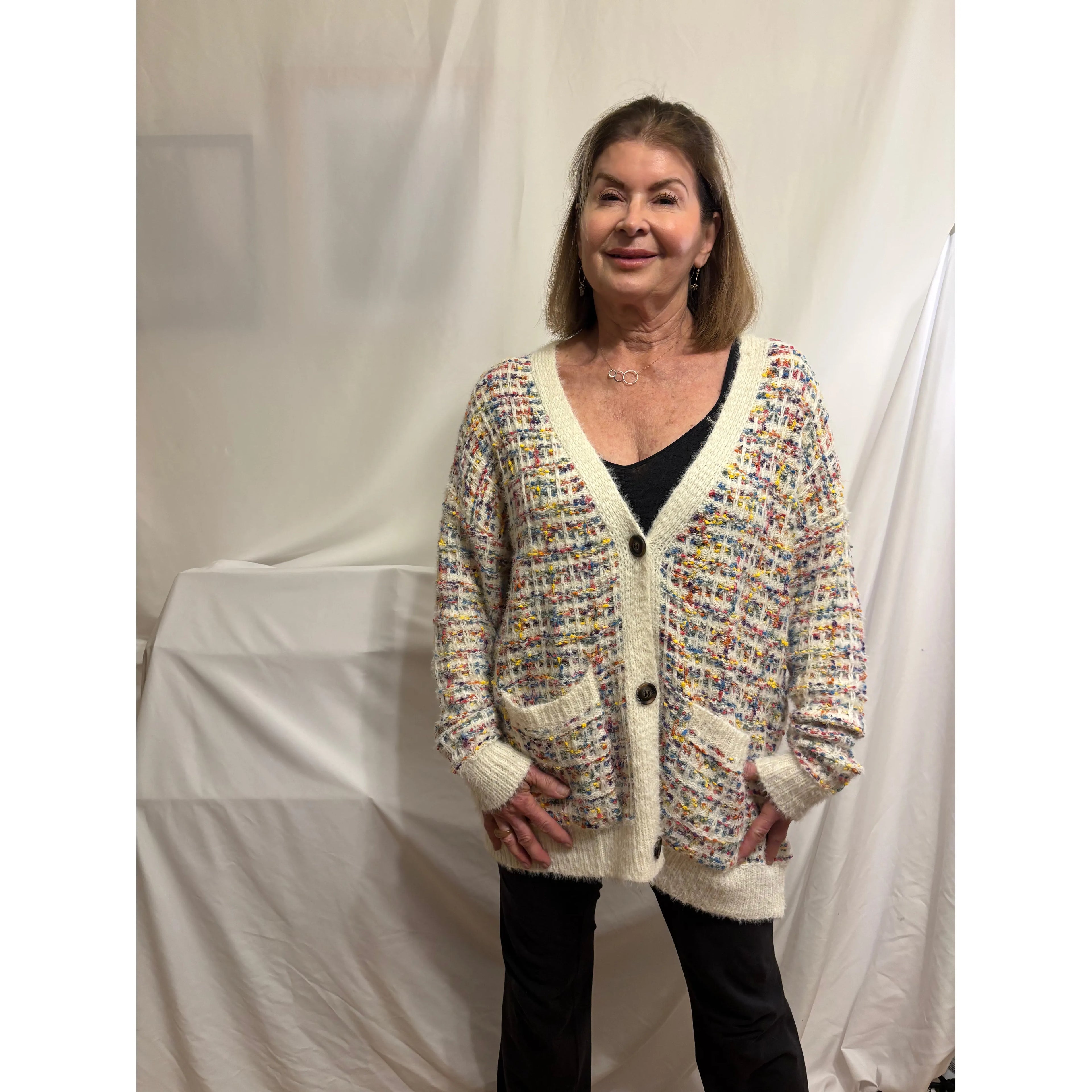 The Textured Knit Cardigan