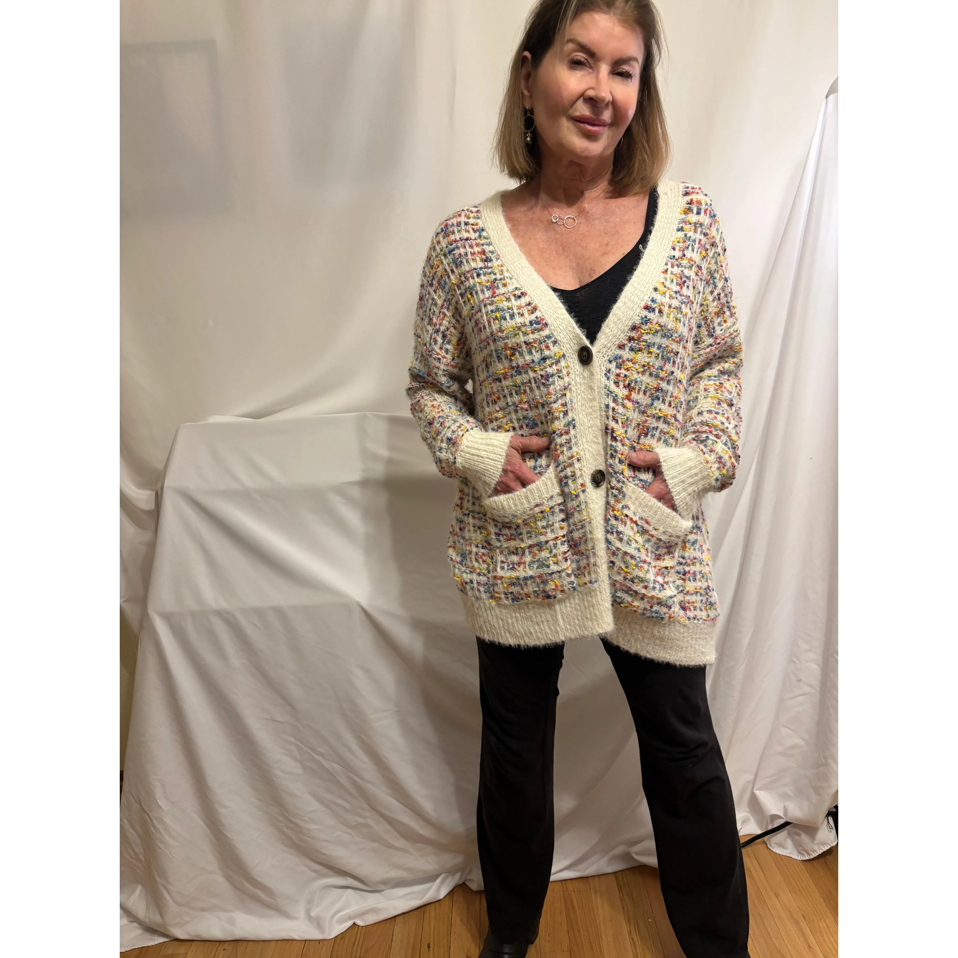 The Textured Knit Cardigan