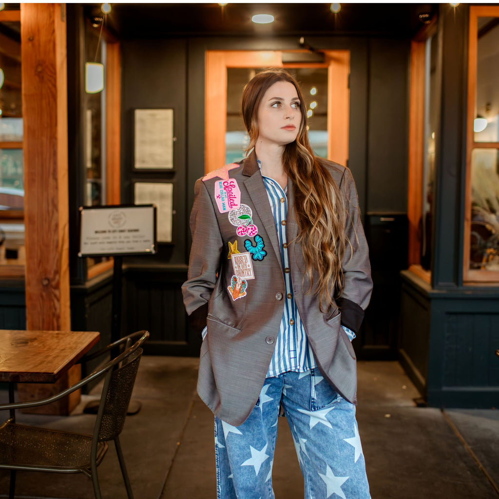 Lita Patched + Upcycled Blazer